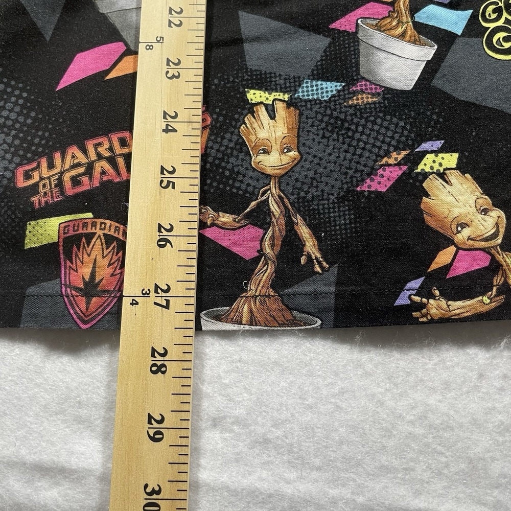 Marvel Guardians of the Galaxy Groot Button Up Shirt Large 100% Cotton - Picture 7 of 7